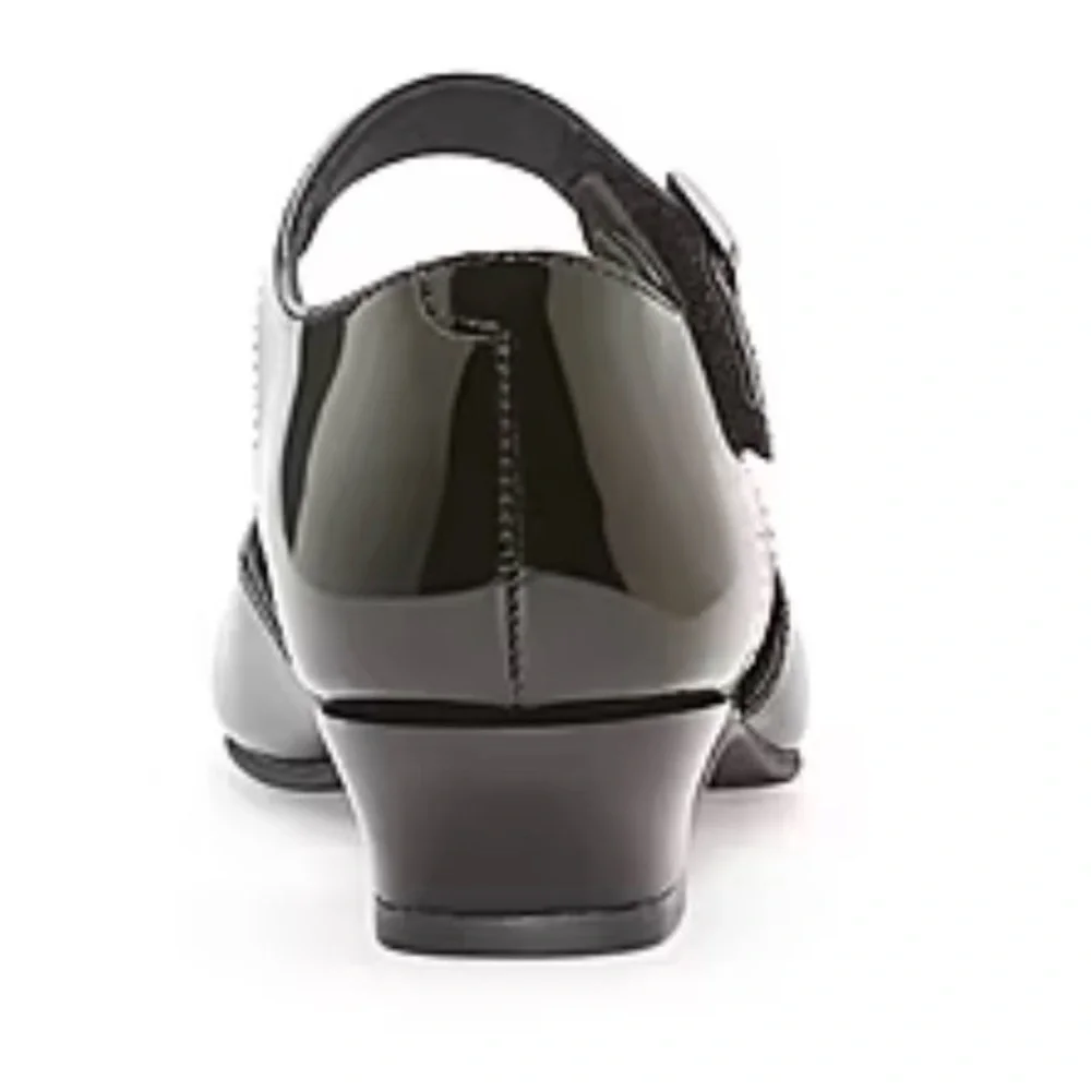 Christie & Jill Heaven Little & Big Kid Girls Round Mary Jane Shoes in black 13